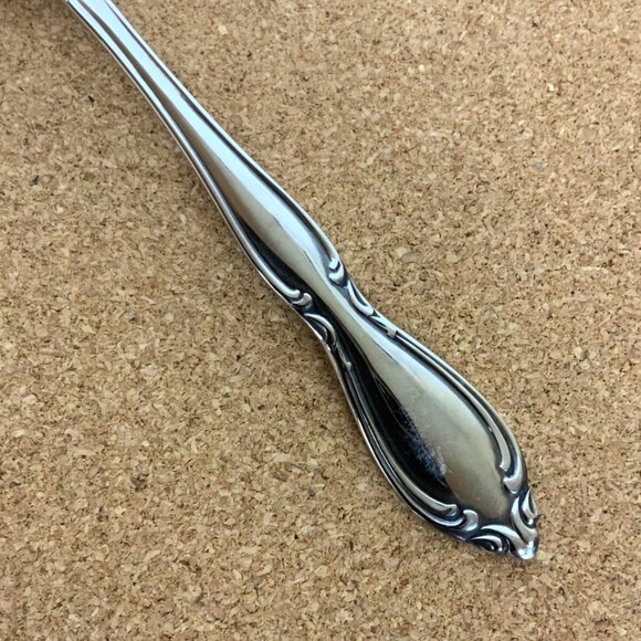 Oneida Strathmore Oval Soup Spoons Set Of 3 Deluxe Stainless Steel Vintage 90s - Picture 4 of 6